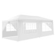 10 x 20 Feet 6 Sidewalls Canopy Tent with Carry Bag Online now