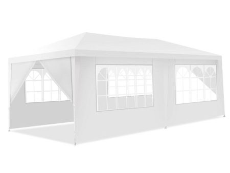 10 x 20 Feet 6 Sidewalls Canopy Tent with Carry Bag Online now