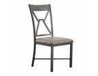 Alamo Gray PU Side Chair Discount