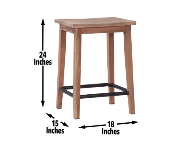 Tahoe 24″ Backless Counter Stool Fashion