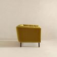 Addison Mid Century Modern Gold Velvet Lounge Chair Fashion