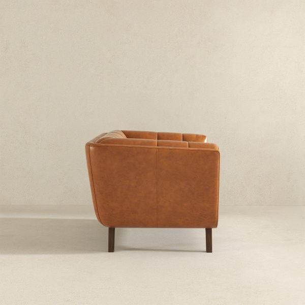 Addison Lounge Chair (Cognac Leather) Online now