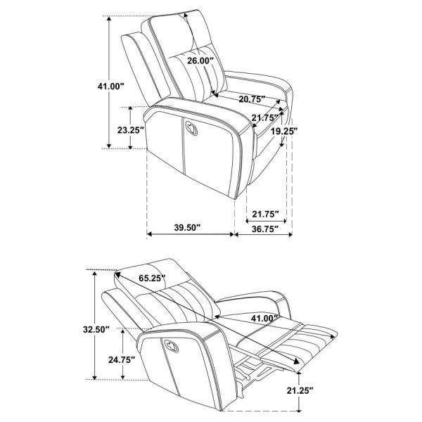 Raelynn 3-piece Upholstered Motion Reclining Sofa Set Grey For Sale