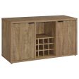 Jamestown 2-Door Dining Sideboard Buffet With Wine Storage Mango Brown Online