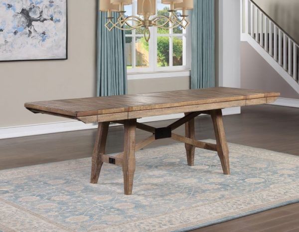 Riverdale 96-inch Dining Table w 2 12-inch Leaves Online now