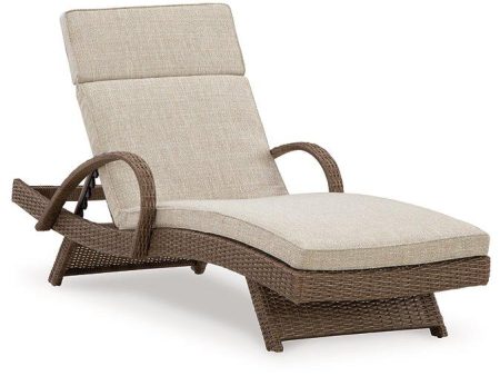 Beachcroft Outdoor Chaise Lounge with Cushion Cheap