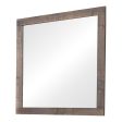 Frederick Square Dresser Mirror Weathered Oak For Cheap