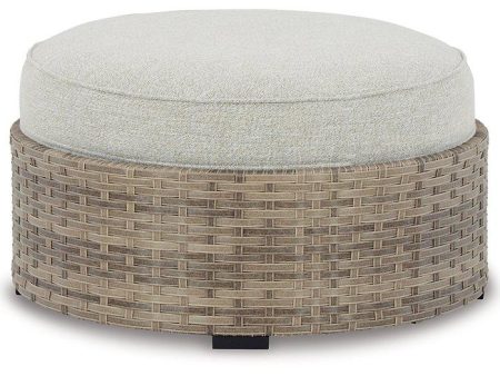 Calworth Outdoor Ottoman with Cushion Online Hot Sale