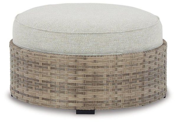 Calworth Outdoor Ottoman with Cushion Online Hot Sale