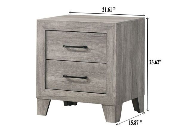 Hopkins Driftwood Nightstand For Cheap