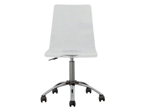 Arthur Adjustable Swivel Chair, Clear Fashion