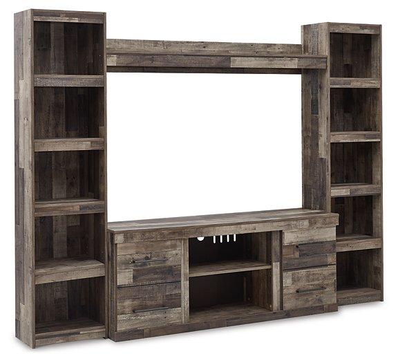 Derekson 4-Piece Entertainment Center For Discount