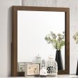 Mays Rectangular Dresser Mirror Walnut Brown Sale