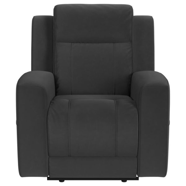 Brentwood Upholstered Recliner Chair Black Fashion