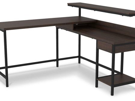 Camiburg Home Office L-Desk with Storage Fashion