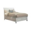 Sandy Beach Storage Sleigh Bed Buttermilk Hot on Sale