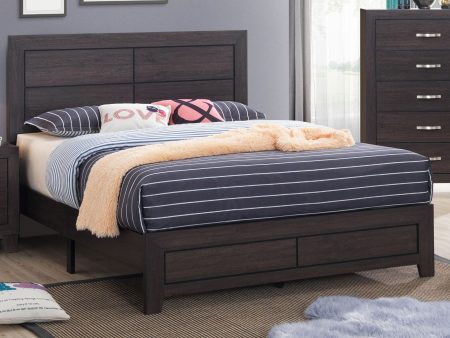 Hopkins Brown Platform Bed on Sale