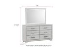 White Sands Chalk Bedroom Dresser Mirror Sale