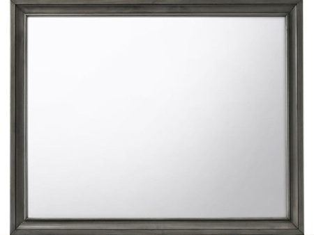 Regata Gray Silver Bedroom Dresser Mirror For Sale