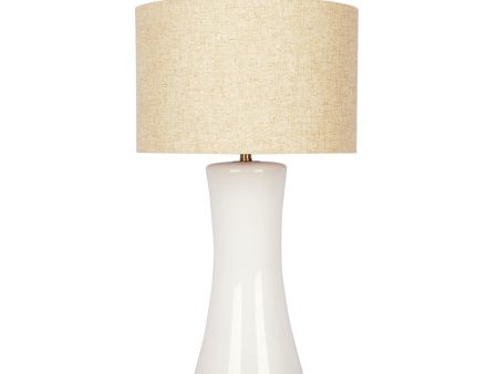 Cascade Glass Lamp Golden Base Off White Glass Table Lamp Online Sale