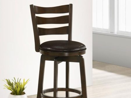 Murphy Ladder Back Counter Height Swivel Bar Stool Supply