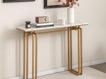 43.5 Inch Console Table with Heavy-duty Metal Frame Online now