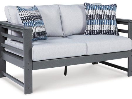 Amora Outdoor Loveseat with Cushion For Sale