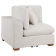 Lakeview Upholstered Corner Chair Ivory Hot on Sale