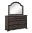 Duke Grayish Brown Dresser Mirror For Cheap