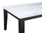 Sterling 66-inch Faux-Marble Dining Table Fashion