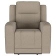 Brentwood Upholstered Recliner Chair Taupe Cheap