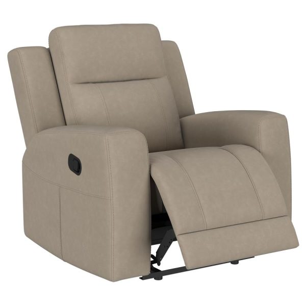 Brentwood Upholstered Recliner Chair Taupe Cheap