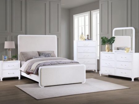 Anastasia 5-piece Bedroom Set Pearl White Online