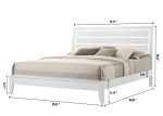 EVAN WHITE BED Online now