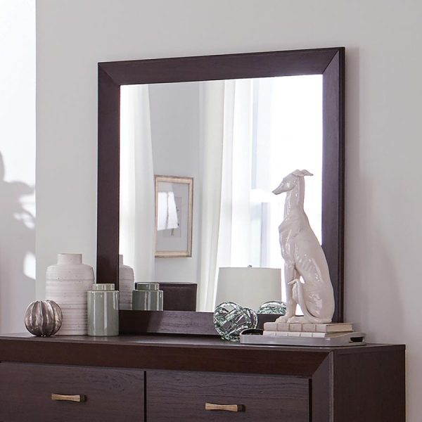 Kauffman Rectangular Dresser Mirror Dark Cocoa on Sale