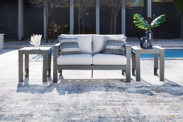 Amora Outdoor Loveseat with Cushion For Sale