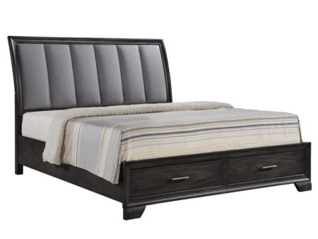 Jaymes Gray Storage Platform Bed on Sale