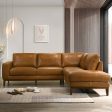 London  Leather Sectional Sofa Right Facing Online Sale