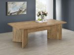 Jamestown Rectangular Engineered Wood Dining Table with Decorative Laminate Mango Brown Hot on Sale