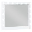 Eleanor White Rectangular Dresser Mirror with Light Online Hot Sale