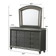 Adira Gray Dresser For Discount