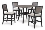 Corloda Counter Height Dining Table and 4 Barstools (Set of 5) For Discount