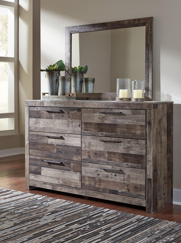 Derekson Dresser and Mirror on Sale