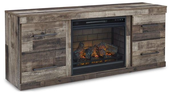 Derekson TV Stand with Electric Fireplace on Sale