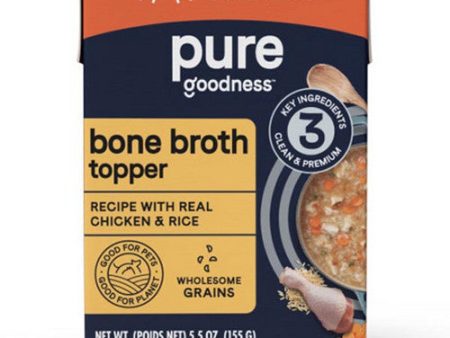 PURE goodness Bone Broth Topper Real Chicken And Rice 12 Count   5.5 Oz by Canidae Cheap