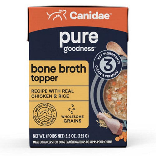 PURE goodness Bone Broth Topper Real Chicken And Rice 12 Count   5.5 Oz by Canidae Cheap