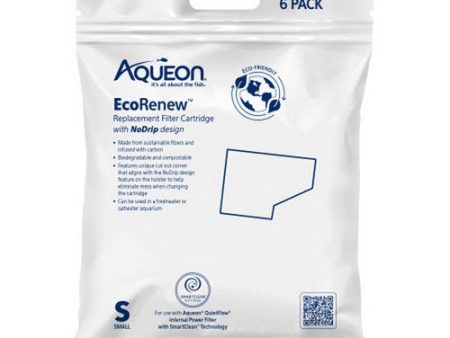 EcoRenew Filter Cartridges 6 Count   Small by Aqueon Hot on Sale