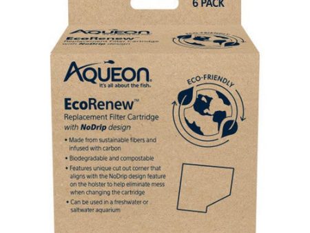 EcoRenew Filter Cartridges 6 Count   Medium by Aqueon Hot on Sale