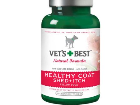 Vet S Best Shed & Itch Relief Healthy Coat 50 Tabs by Vet s Best Discount