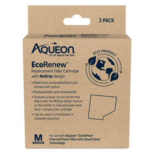 EcoRenew Filter Cartridges 3 Count   Medium by Aqueon Online